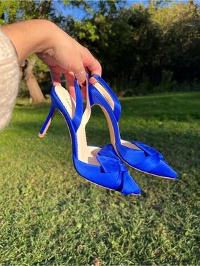 Bella Belle Reese Royal Blue Slingback Heels